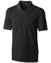 【送料無料】 カッターアンドバック メンズ ポロシャツ トップス Forge Stretch Men 039 s Big Tall Polo Shirt Black