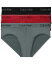 【送料無料】 カルバンクライン メンズ ブリーフパンツ アンダーウェア Men's 3-Pack Microfiber Stretch Low-Rise Briefs Underwear Grey