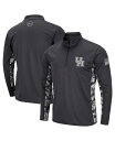 yz RVA Y WPbgEu] AE^[ Men's Charcoal Houston Cougars OHT Military-Inspired Appreciation Digi Camo Quarter-Zip Jacket Charcoal