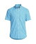 【送料無料】 ランズエンド メンズ シャツ トップス Men's Traditional Fit Short Sleeve Essential Lightweight Poplin Bright cerulean gingham