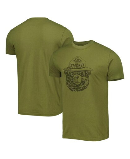 【送料無料】 アメリカンニードル メンズ Tシャツ トップス Men's and Women's Green Smokey the Bear Brass Tacks T-shirt Green 【送料無料】 アメリカンニードル メンズ Tシャツ トップス Men's and Women's Green Smokey the Bear Brass Tacks T-shirt Green