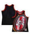 【送料無料】 ミッチェル&ネス メンズ タンクトップ トップス Men's Black San Francisco 49ers Big Face 7.0 Fashion Tank Top Black