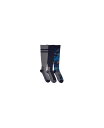 【送料無料】 ムクルクス メンズ 靴下 アンダーウェア Men 039 s 3 Pack Nylon Compression Knee-High Socks Navy