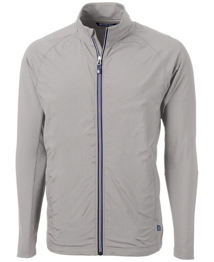 【送料無料】 カッターアンドバック メンズ ジャケット・ブルゾン アウター Adapt Eco Knit Hybrid Recycled Men's Full Zip Jacket Polished 【送料無料】 カッターアンドバック メンズ ジャケット・ブルゾン アウター Adapt Eco Knit Hybrid Recycled Men's Full Zip Jacket Polished