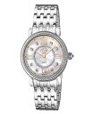 yz WFr fB[X rv ANZT[ Women's Marsala Swiss Quartz Silver-Tone Stainless Steel Bracelet Watch 37mm Silver-Tone