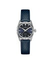 yz n~g fB[X rv ANZT[ Women's Swiss Automatic Jazzmaster Performer Blue Leather Strap Watch 34mm Blue