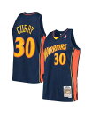 【送料無料】 ミッチェル ネス メンズ シャツ トップス Men 039 s Stephen Curry Navy Golden State Warriors 2009-10 Hardwood Classics Swingman Player Jersey Navy