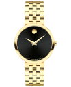 モバド 【送料無料】 モバド レディース 腕時計 アクセサリー Women's Museum Classic Swiss Quartz Yellow PVD Watch 30mm Gold-Tone