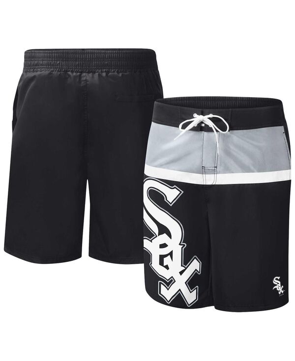 【送料無料】 カール バンクス メンズ ハーフパンツ・ショーツ 水着 Men's Black Chicago White Sox Sea Wind Swim Shorts Black