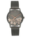 ReVida ŷԾŹ㤨̵֡ ʥ󥦥 ǥ ӻ ꡼ Women's Quartz Dark Gray Stainless Steel Mesh Band and Flower Pattern Watch 35mm Dark GrayפβǤʤ15,480ߤˤʤޤ