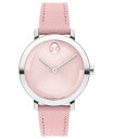 yz oh fB[X rv ANZT[ Women's Swiss Bold Evolution 2.0 Pink Leather Strap Watch 34mm Pink