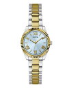 ゲス 【送料無料】 ゲス レディース 腕時計 アクセサリー Women's Analog Two-Tone Stainless Steel Watch 30mm Two-Tone