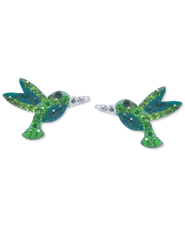 yz W[j xj[j fB[X sAXECO ANZT[ Crystal Hummingbird Stud Earrings in Sterling Silver Sterling Silver