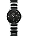 yz h fB[X rv ANZT[ Women's Swiss Automatic Centrix Diamond (1/20 ct. t.w.) Black High-Tech Ceramic & Stainless Steel Bracelet Watch 31mm Black