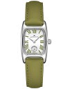 yz n~g fB[X rv ANZT[ Women's Swiss American Classic Small Second Green Leather Strap Watch 24x27mm Green