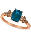 yz  @ fB[X O ANZT[ Pomegranate Garnet (1-3/4 ct. t.w.) & Diamond (1/5 ct. t.w.) Ring in 14k Gold (Also in London Blue Topaz) Blue Topaz
