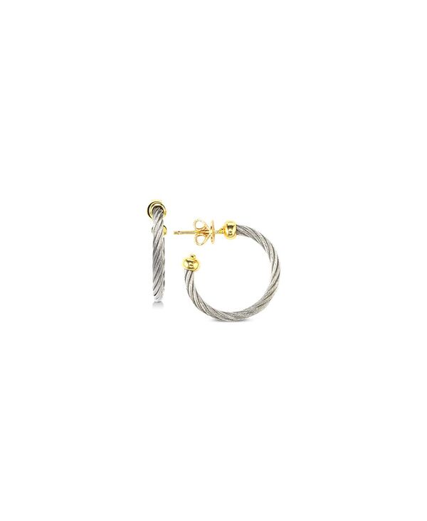 【送料無料】 シャリオール レディース ピアス・イヤリング アクセサリー Hoop Earrings in Stainless Steel & Gold-Tone PVD Stainless Steel Stainless Steel/Gold