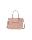 yz MKFRNV fB[X nhobO obO Cairo M Signature Satchel Bag by Mia K. Rose pink