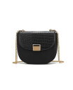 ブルックリン 【送料無料】 MKFコレクション レディース ショルダーバッグ バッグ Brooklyn Crocodile Embossed Women's Shoulder Bag by Mia K Black