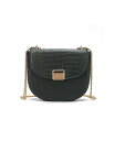 ブルックリン 【送料無料】 MKFコレクション レディース ショルダーバッグ バッグ Brooklyn Crocodile Embossed Women's Shoulder Bag by Mia K Forest green