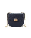 ブルックリン 【送料無料】 MKFコレクション レディース ショルダーバッグ バッグ Brooklyn Crocodile Embossed Women's Shoulder Bag by Mia K Navy blue