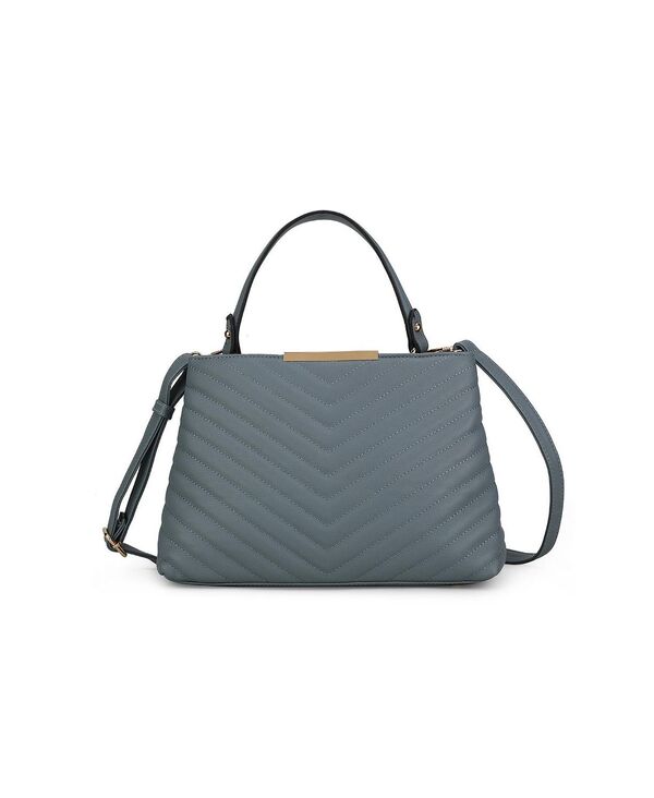 ハンドバッグ 【送料無料】 MKFコレクション レディース ハンドバッグ バッグ Dakota Satchel Handbag by Mia k. Denim blue