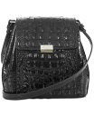 yz u~ fB[X V_[obO obO Melbourne Margo Embossed Leather Crossbody Black