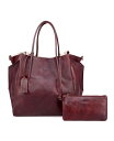 yz I[hgh fB[X g[gobO obO Women's Genuine Leather Sprout Land Tote Bag Rusty Red