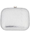 yz ji fB[X Nb`obO obO Sequin Minaudiere Silver