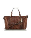 yz u~ fB[X nhobO obO Mini Asher Melbourne Embossed Leather Satchel Pecan/Gold