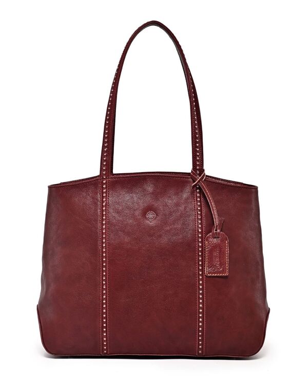 楽天ReVida 楽天市場店【送料無料】 オールドトレンド レディース トートバッグ バッグ Women's Genuine Leather Dancing Bamboo Tote Bag Burgundy