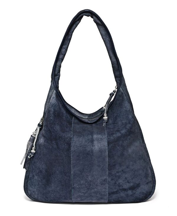 楽天ReVida 楽天市場店【送料無料】 オールドトレンド レディース ハンドバッグ バッグ Women's Genuine Leather Dorado Expandable Hobo Bag Navy