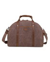 【送料無料】 TSDブランド レディース ショルダーバッグ バッグ Stone Creek Waxed Canvas Travel Bag Brown