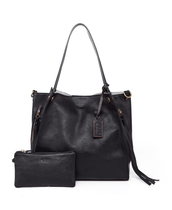 楽天ReVida 楽天市場店【送料無料】 オールドトレンド レディース トートバッグ バッグ Women's Genuine Leather Daisy Tote Bag Black