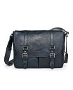 楽天ReVida 楽天市場店【送料無料】 オールドトレンド レディース ショルダーバッグ バッグ Women's Genuine Leather Moonlight Messenger Bag Navy