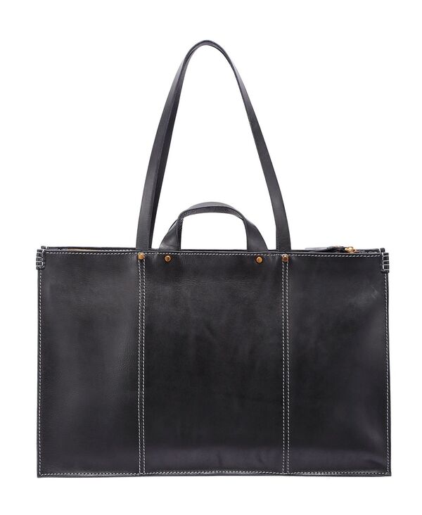 楽天ReVida 楽天市場店【送料無料】 オールドトレンド レディース トートバッグ バッグ Women's Genuine Leather Sandstorm Tote Bag Black