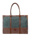 【送料無料】 TSDブランド レディース トートバッグ バッグ Stone Creek Waxed Canvas Tote Bag Teal