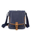 yz TSDuh fB[X V_[obO obO Atona Classic Flap Canvas Crossbody Bag Blue