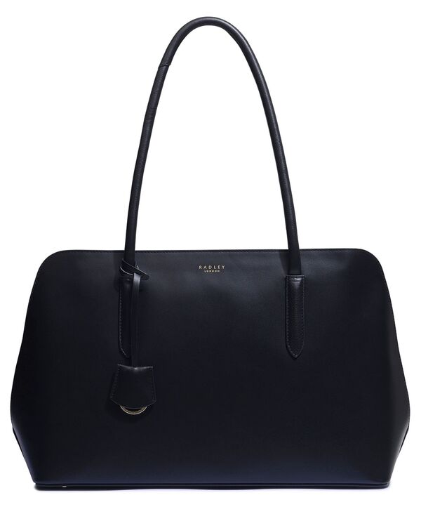 ハンドバッグ 【送料無料】 ラドリー ロンドン レディース ハンドバッグ バッグ Women's Liverpool Street 2.0 Large Leather Ziptop Work Bag Black