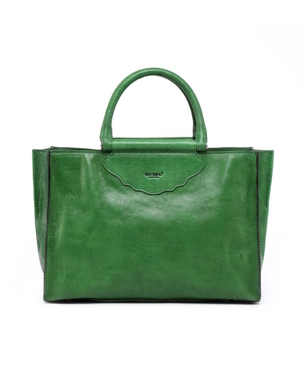 【送料無料】 オールドトレンド レディース トートバッグ バッグ Women 039 s Genuine Leather Rose Cove Tote Bag Green