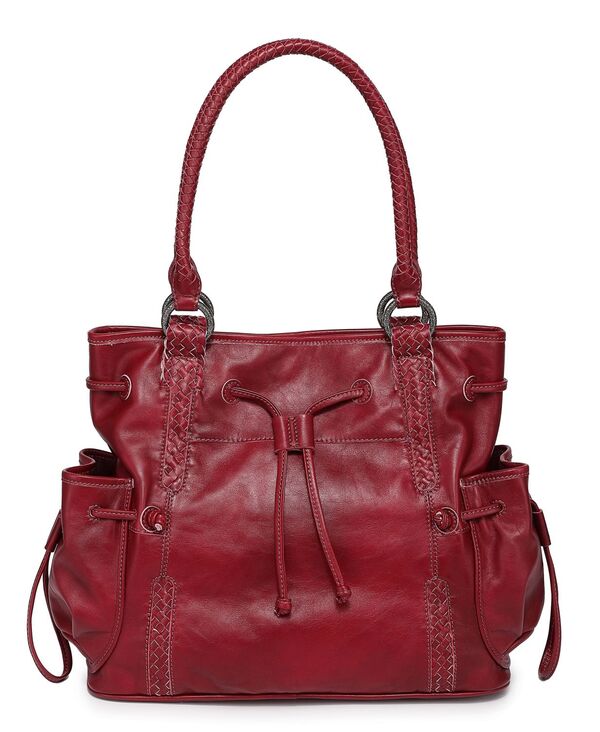 楽天ReVida 楽天市場店【送料無料】 オールドトレンド レディース トートバッグ バッグ Women's Genuine Leather Brassia Tote Bag Burgundy