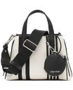 yz JoNC fB[X V_[obO obO Millie Triple Compartment Striped Crossbody with Coin Pouch White/Black