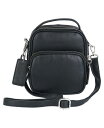 yz }V[j fB[X V_[obO obO Pebbled Collection Daisy North-South Leather Crossbody Bag Black