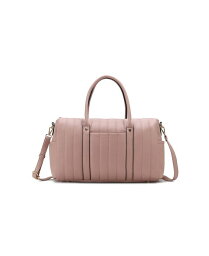 【送料無料】 MKFコレクション レディース ボストンバッグ バッグ Luana Quilted Women's Duffle Bag by Mia K.&nbsp; Blush