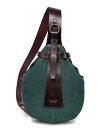 yz I[hgh fB[X {fBobOEEGXg|[` obO Women's Genuine Leather Daisy Sling Bag Kale