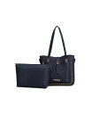 yz MKFRNV fB[X V_[obO obO Raya Women's Shoulder Bag by Mia K with Cross body Pouch 2 pieces Navy blue