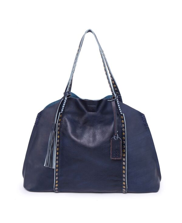 楽天ReVida 楽天市場店【送料無料】 オールドトレンド レディース トートバッグ バッグ Women's Genuine Leather Birch Tote Bag Navy