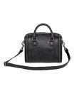 yz I[hgh fB[X V_[obO obO Women's Genuine Leather Mini Trunk Crossbody Bag Black