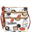 yz h[lCAho[N fB[X V_[obO obO Women's Pittsburgh Steelers Triple-Zip Crossbody Bag Multi