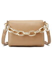 yz CNh[X fB[X V_[obO obO Mysa Gold-Tone Chain Mini Crossbody Bag Taupe